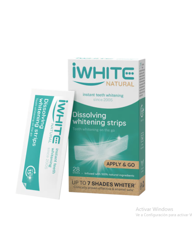 iWhite - Tiras Blanqueadoras Disolubles Naturales