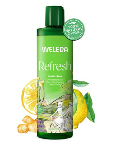 Weleda - REFRESH Gel de Ducha Cremoso Citrus 400ml