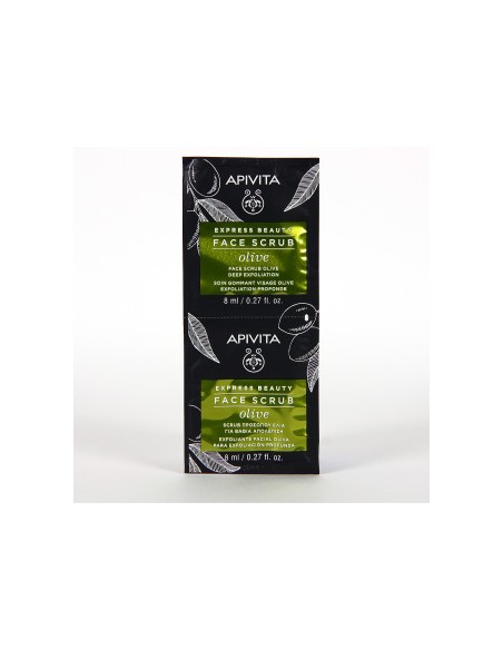 Apivita Express Beauty Exfoliante Intensivo en Crema con oliva 6x2x8ml