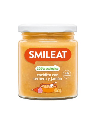Smileat Tarrito Cocidito con Jamón y Ternera 230GR