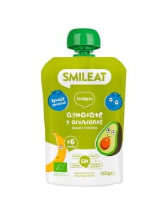 Smileat Pouch Aguacate y Arándanos 100GR